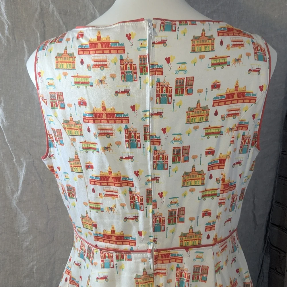 Disney Main Street USA Midi Dress - Picture 6 of 8